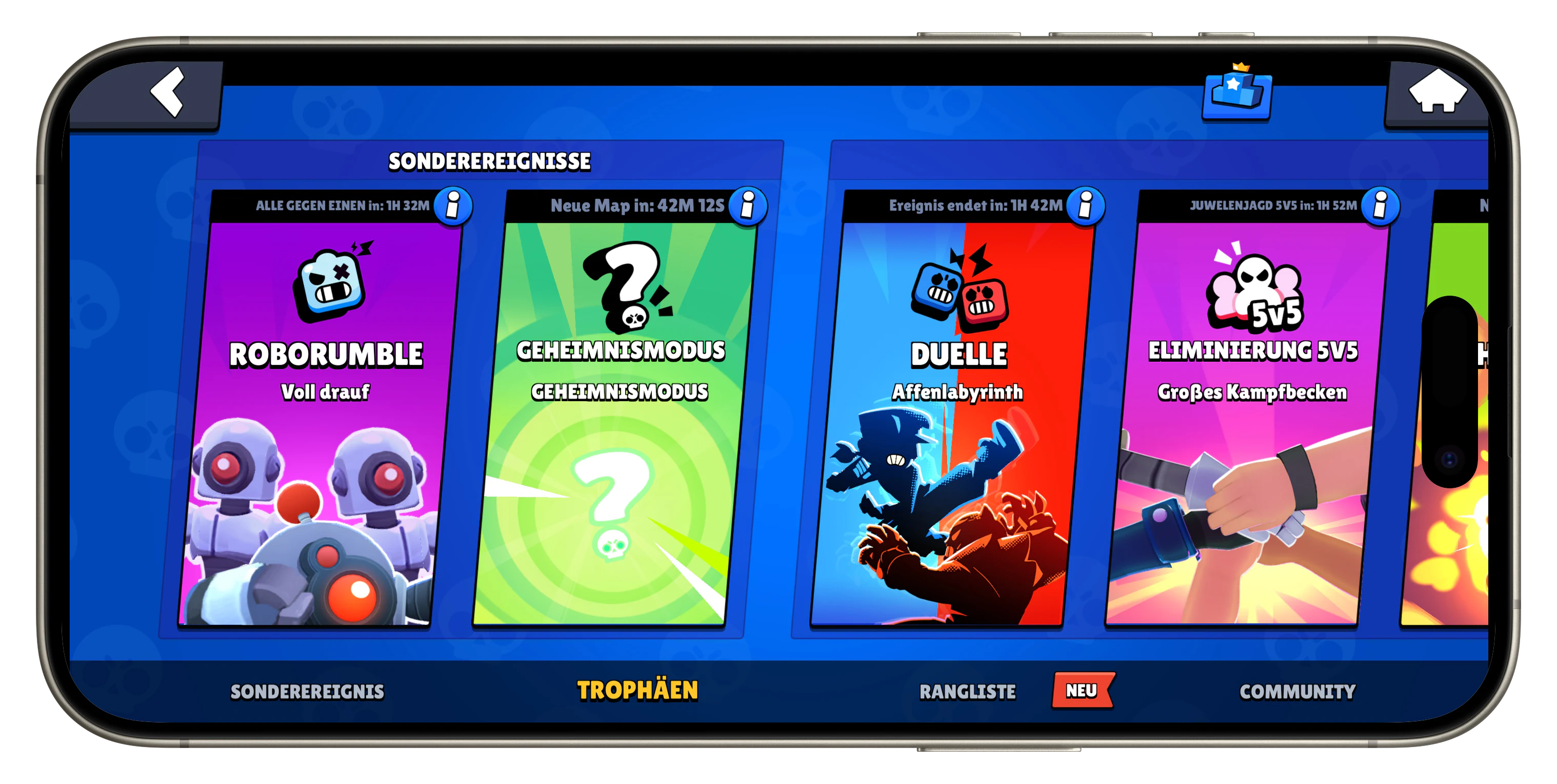 Sonderereignisse in Nulls Brawl