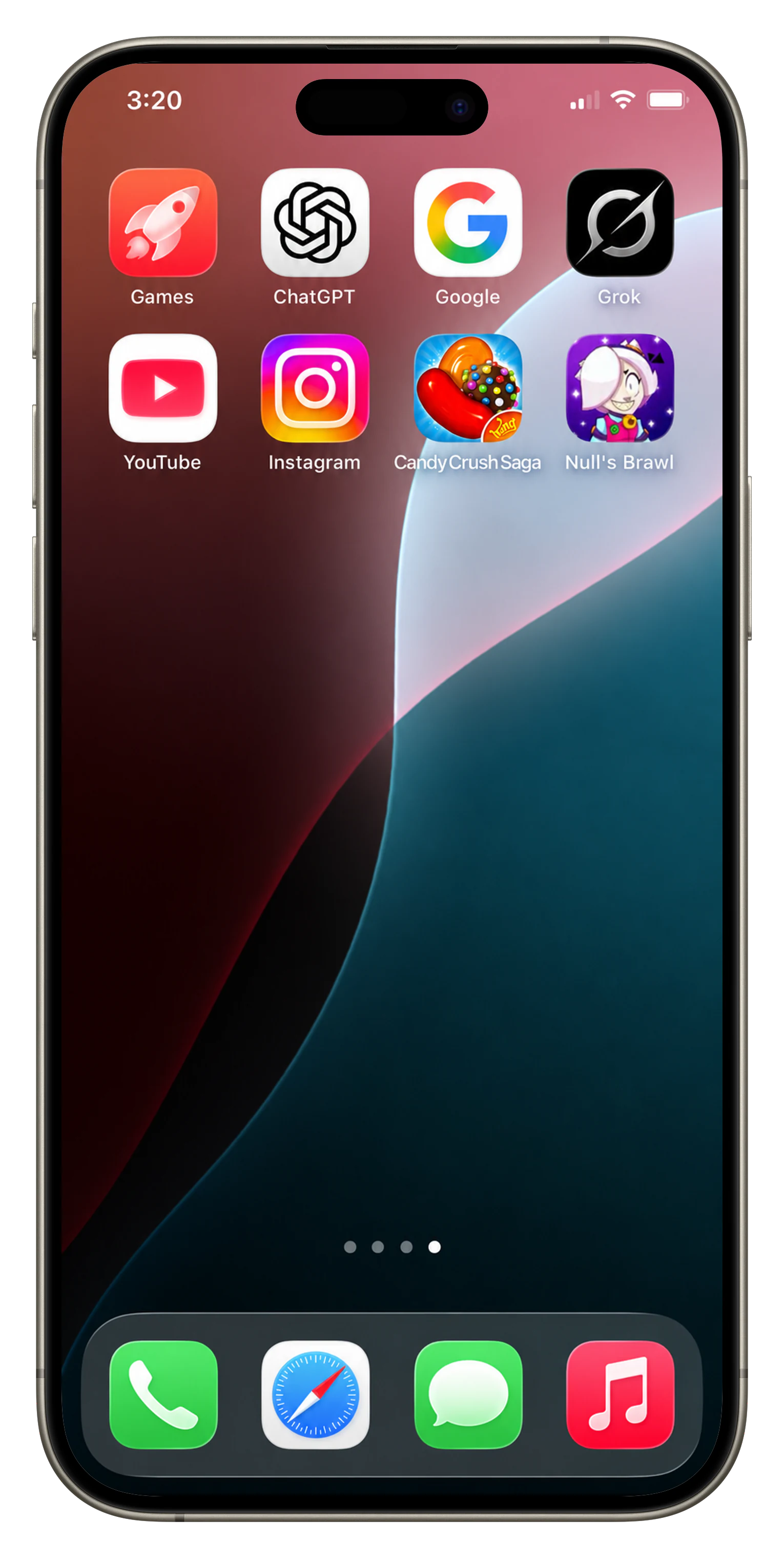 Nulls Brawl auf dem Homescreen