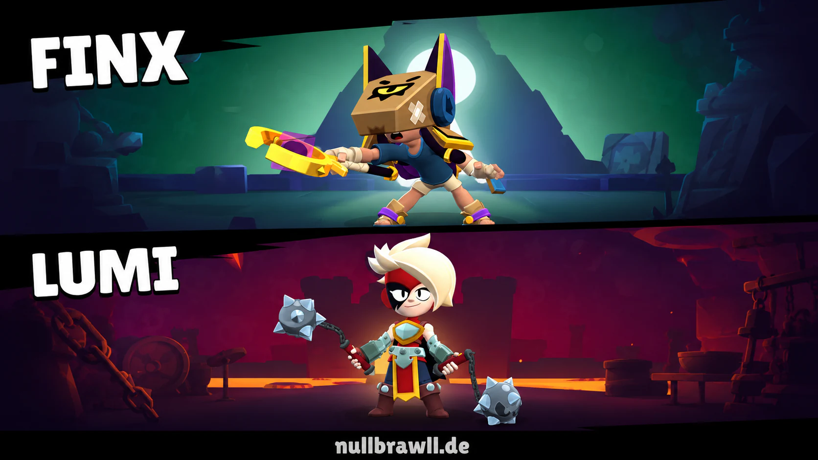 Lumi und Finx in Nulls Brawl