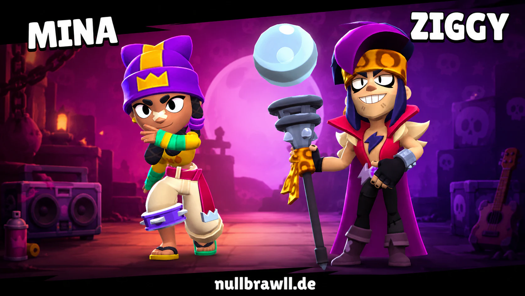 Mina und Ziggy in Nulls Brawl
