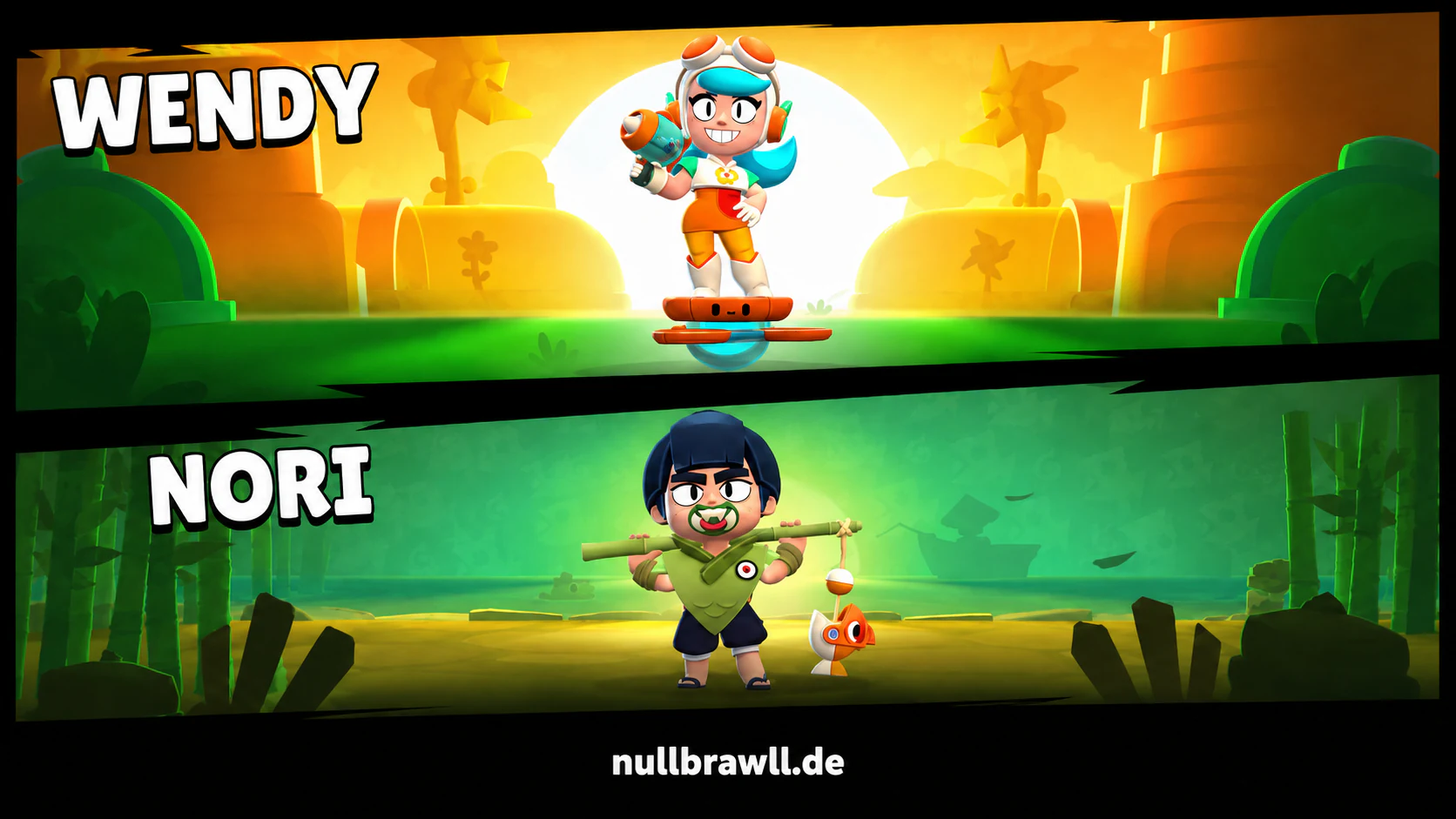 Nori und Wendy in Nulls Brawl