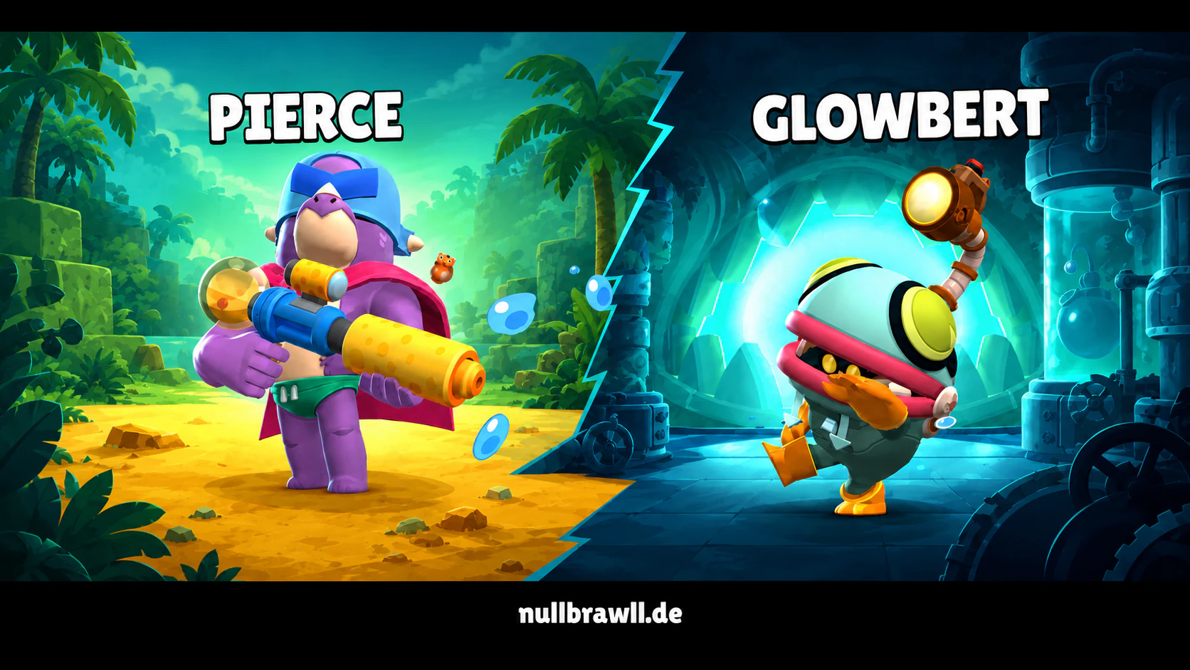 Pierce und Glowbert in Nulls Brawl