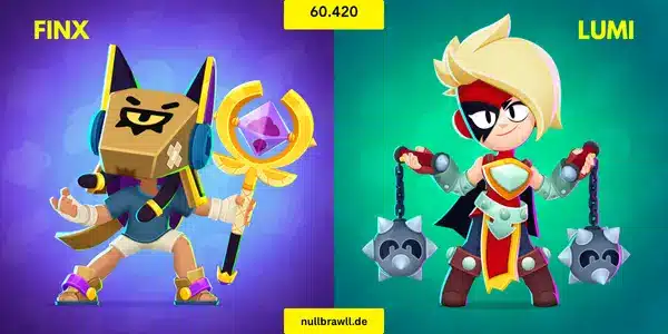 Null's Brawl: Lumi und Finx